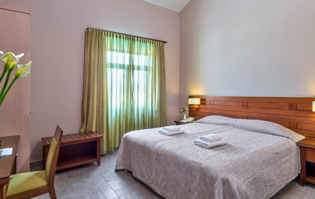 Porto Platanias Maisonette with Garden or Pool View interior image of the master bedroom