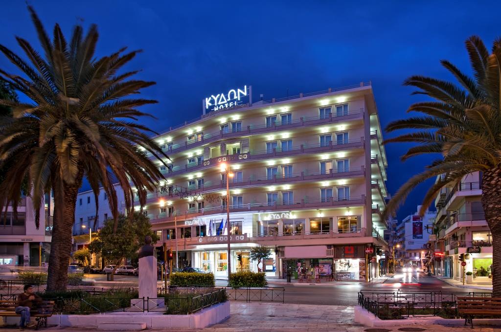 Kydon Hotel The Heart of The City exterior view of the whole building